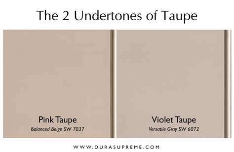 taupe undertones